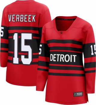 Women's Pat Verbeek Detroit Red Wings Fanatics Branded Special Edition 2.0 Jersey - Breakaway Red