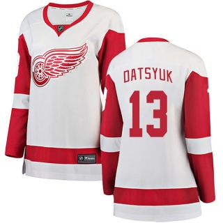 Women's Pavel Datsyuk Detroit Red Wings Fanatics Branded Away Jersey - Breakaway White