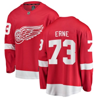 Youth Adam Erne Detroit Red Wings Fanatics Branded Home Jersey - Breakaway Red