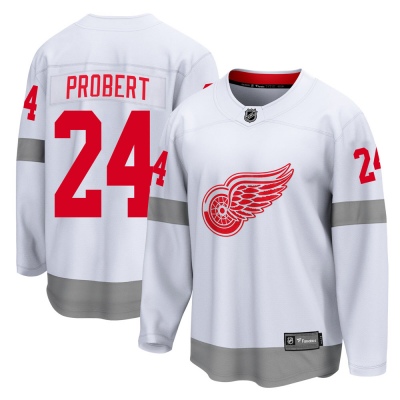 Youth Bob Probert Detroit Red Wings Fanatics Branded 2020/21 Special Edition Jersey - Breakaway White