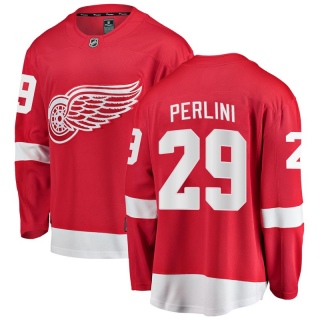 Youth Brendan Perlini Detroit Red Wings Fanatics Branded Home Jersey - Breakaway Red