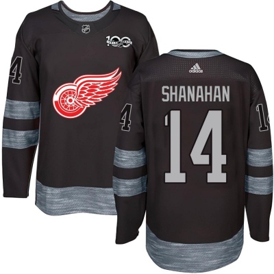 Youth Brendan Shanahan Detroit Red Wings 1917- 100th Anniversary Jersey - Authentic Black