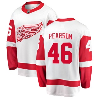 Youth Chase Pearson Detroit Red Wings Fanatics Branded Away Jersey - Breakaway White