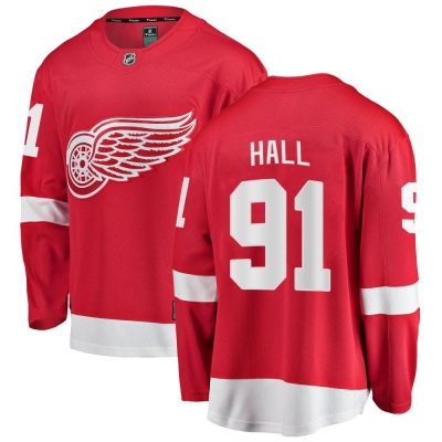 Youth Curtis Hall Detroit Red Wings Fanatics Branded Home Jersey - Breakaway Red