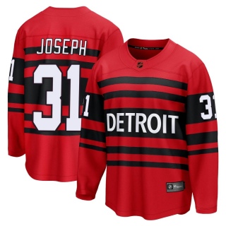 Youth Curtis Joseph Detroit Red Wings Fanatics Branded Special Edition 2.0 Jersey - Breakaway Red