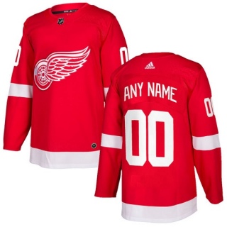 Youth Custom Detroit Red Wings Adidas Home Jersey - Authentic Red