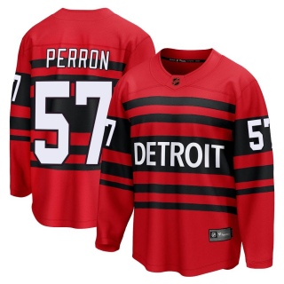 Youth David Perron Detroit Red Wings Fanatics Branded Special Edition 2.0 Jersey - Breakaway Red
