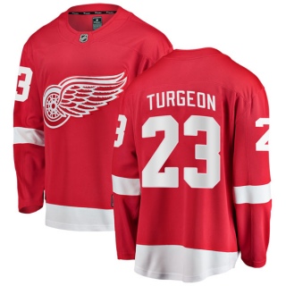 Youth Dominic Turgeon Detroit Red Wings Fanatics Branded Home Jersey - Breakaway Red