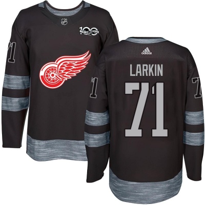 Youth Dylan Larkin Detroit Red Wings 1917- 100th Anniversary Jersey - Authentic Black