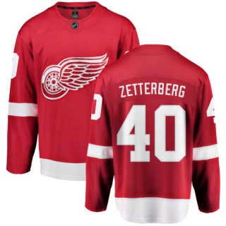 Youth Henrik Zetterberg Detroit Red Wings Fanatics Branded Home Jersey - Breakaway Red