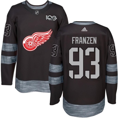 Youth Johan Franzen Detroit Red Wings 1917- 100th Anniversary Jersey - Authentic Black