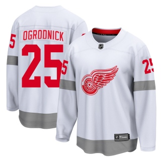 Youth John Ogrodnick Detroit Red Wings Fanatics Branded 2020/21 Special Edition Jersey - Breakaway White