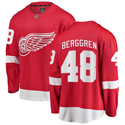 Youth Jonatan Berggren Detroit Red Wings Fanatics Branded Home Jersey - Breakaway Red