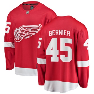 Youth Jonathan Bernier Detroit Red Wings Fanatics Branded Home Jersey - Breakaway Red