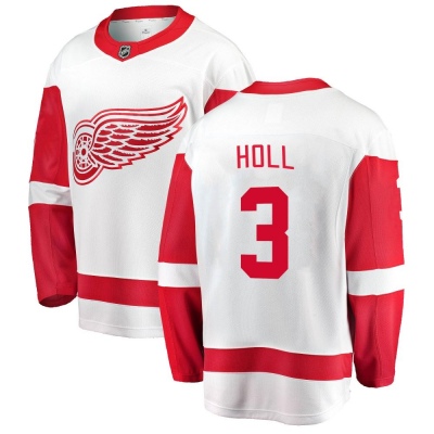 Youth Justin Holl Detroit Red Wings Fanatics Branded Away Jersey - Breakaway White