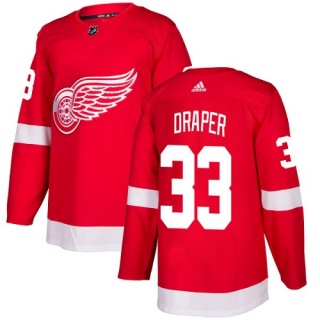 Youth Kris Draper Detroit Red Wings Adidas Home Jersey - Authentic Red