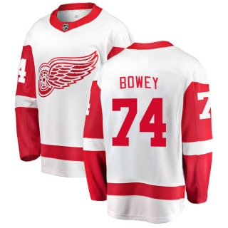 Youth Madison Bowey Detroit Red Wings Fanatics Branded Away Jersey - Breakaway White