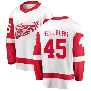 Youth Magnus Hellberg Detroit Red Wings Fanatics Branded Away Jersey - Breakaway White