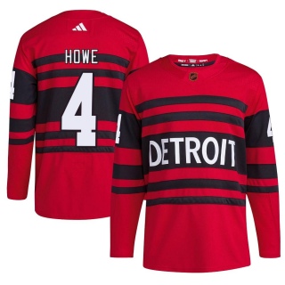 Youth Mark Howe Detroit Red Wings Adidas Reverse Retro 2.0 Jersey - Authentic Red