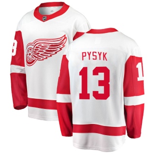 Youth Mark Pysyk Detroit Red Wings Fanatics Branded Away Jersey - Breakaway White