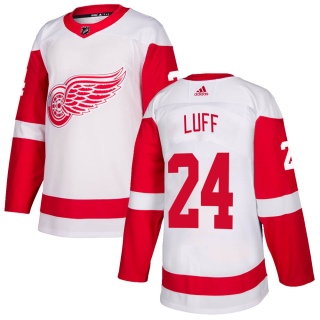 Youth Matt Luff Detroit Red Wings Adidas Jersey - Authentic White