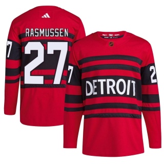 Youth Michael Rasmussen Detroit Red Wings Adidas Reverse Retro 2.0 Jersey - Authentic Red