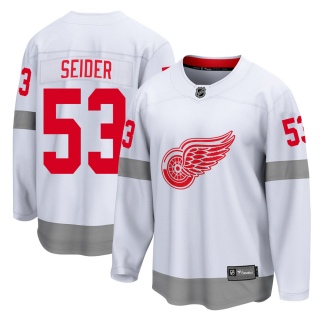 Youth Moritz Seider Detroit Red Wings Fanatics Branded 2020/21 Special Edition Jersey - Breakaway White