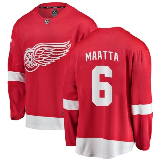 Youth Olli Maatta Detroit Red Wings Fanatics Branded Home Jersey - Breakaway Red