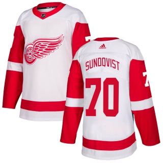 Youth Oskar Sundqvist Detroit Red Wings Adidas Jersey - Authentic White