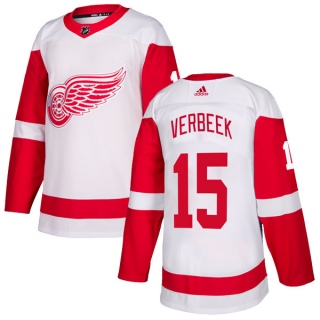Youth Pat Verbeek Detroit Red Wings Adidas Jersey - Authentic White