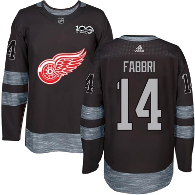 Youth Robby Fabbri Detroit Red Wings 1917- 100th Anniversary Jersey - Authentic Black