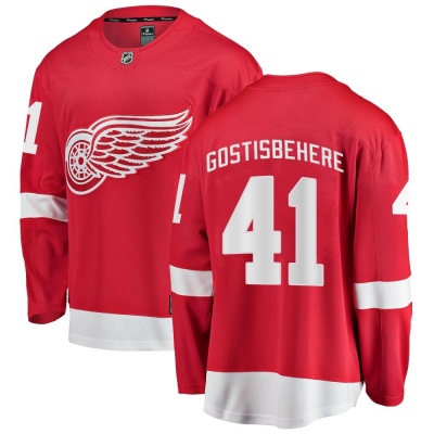 Youth Shayne Gostisbehere Detroit Red Wings Fanatics Branded Home Jersey - Breakaway Red