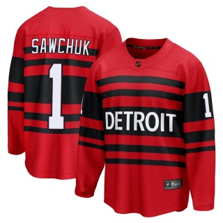 Youth Terry Sawchuk Detroit Red Wings Fanatics Branded Special Edition 2.0 Jersey - Breakaway Red