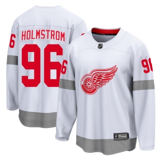 Youth Tomas Holmstrom Detroit Red Wings Fanatics Branded 2020/21 Special Edition Jersey - Breakaway White