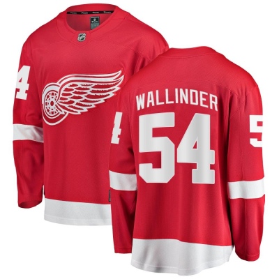 Youth William Wallinder Detroit Red Wings Fanatics Branded Home Jersey - Breakaway Red